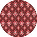 Square Machine Washable Transitional Cranberry Red Rug in a Living Room, wshpat3239rd