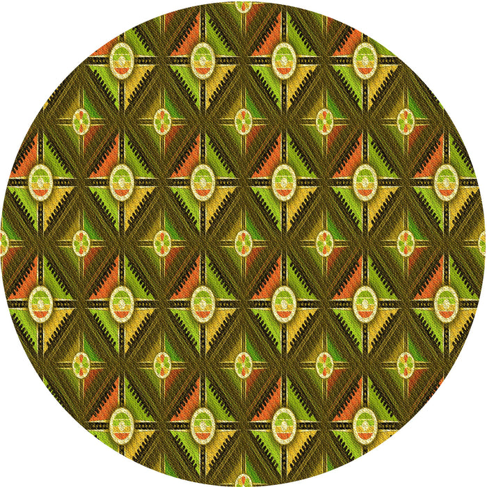 Square Machine Washable Transitional Brown Rug in a Living Room, wshpat3239yw