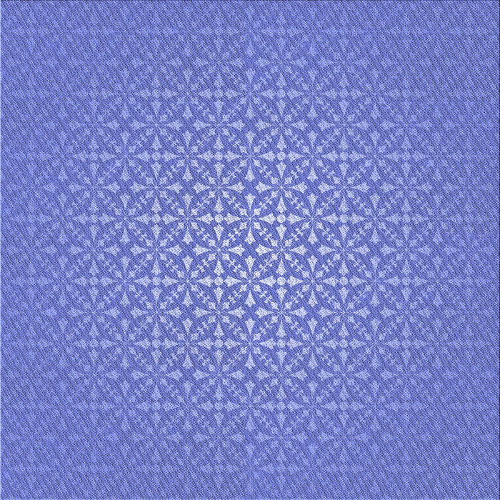 Round Machine Washable Transitional Sky Blue Rug, wshpat324blu