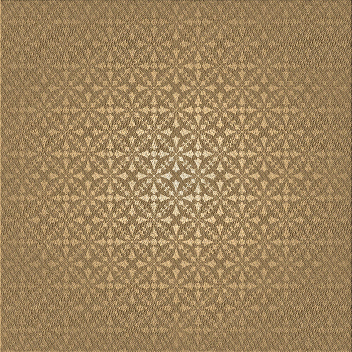 Round Patterned Light Brown Rug, pat324brn