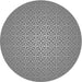 Square Patterned Dark Gray Rug, pat324gry