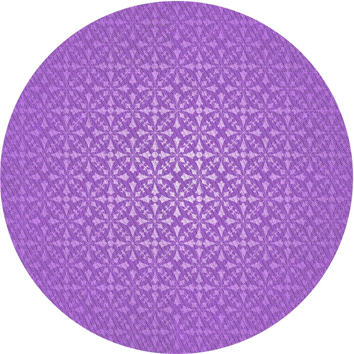 Square Patterned Purple Rug, pat324pur