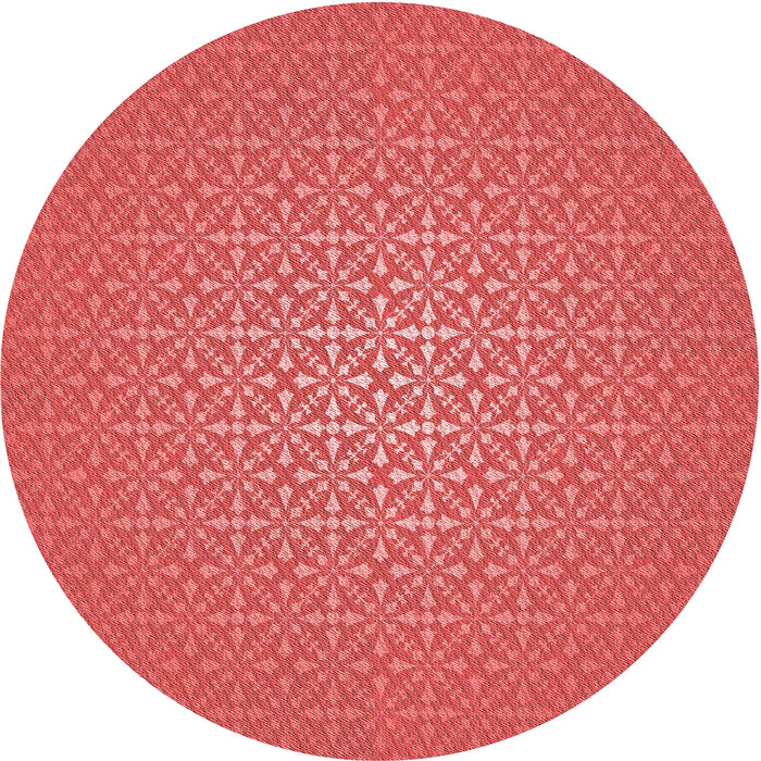 Square Patterned Red Rug, pat324rd
