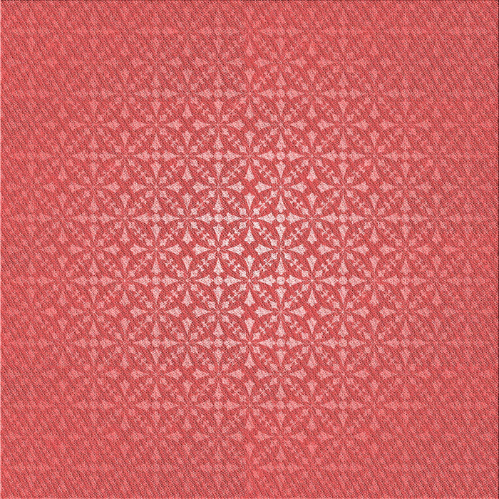 Round Patterned Red Rug, pat324rd