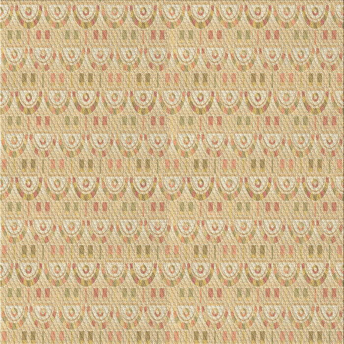 Round Machine Washable Transitional Bronze Brown Rug, wshpat3240brn