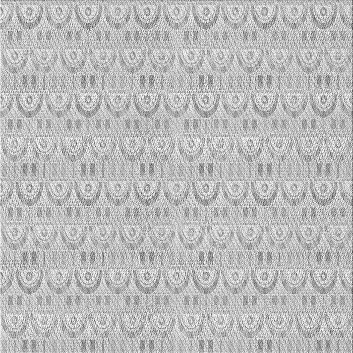 Round Patterned Dark Gray Rug, pat3240gry