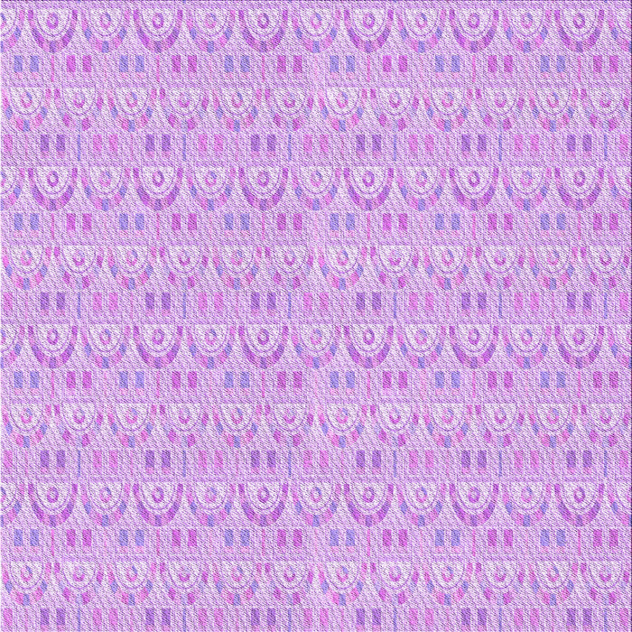 Round Machine Washable Transitional Purple Rug, wshpat3240pur