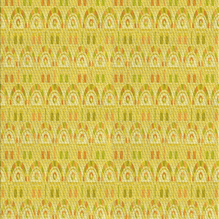 Patterned Yellow Rug, pat3240yw