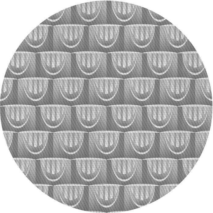 Square Machine Washable Transitional Platinum Gray Rug in a Living Room, wshpat3241gry