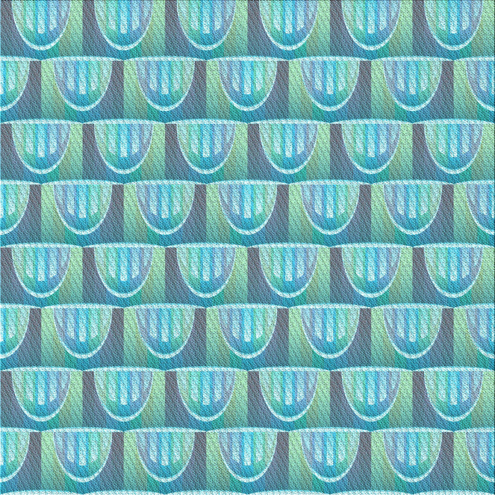 Round Machine Washable Transitional Blue Ivy Blue Rug, wshpat3241lblu