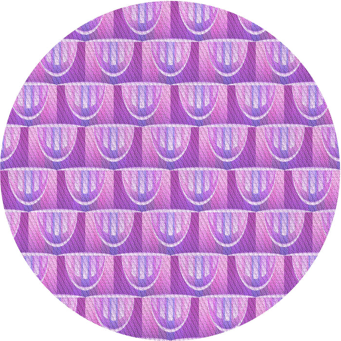 Square Patterned Violet Purple Rug, pat3241pur