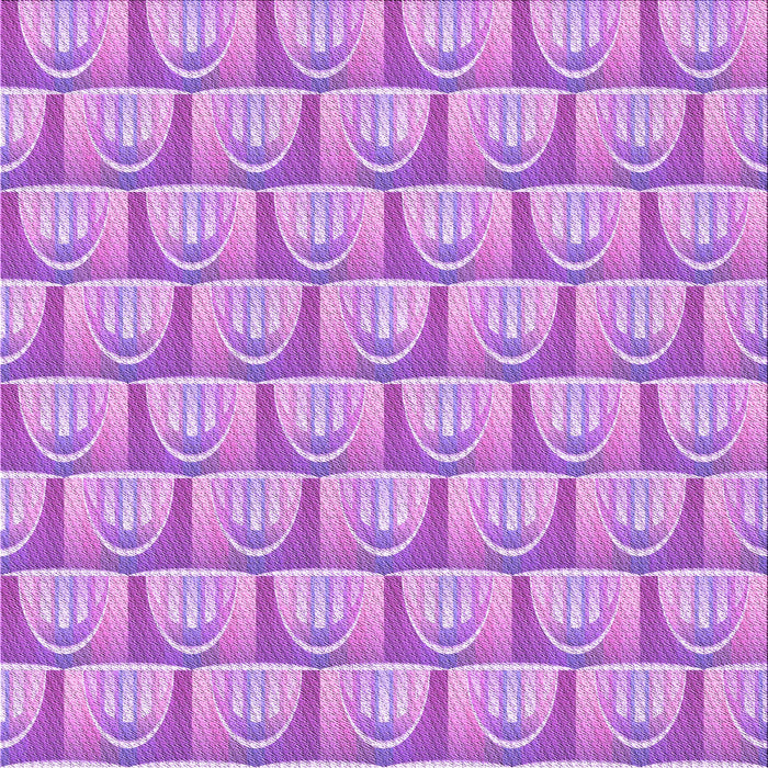 Round Patterned Violet Purple Rug, pat3241pur