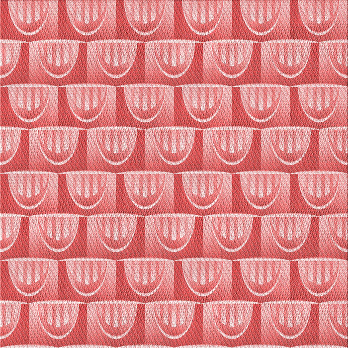 Round Patterned Pastel Pink Rug, pat3241rd