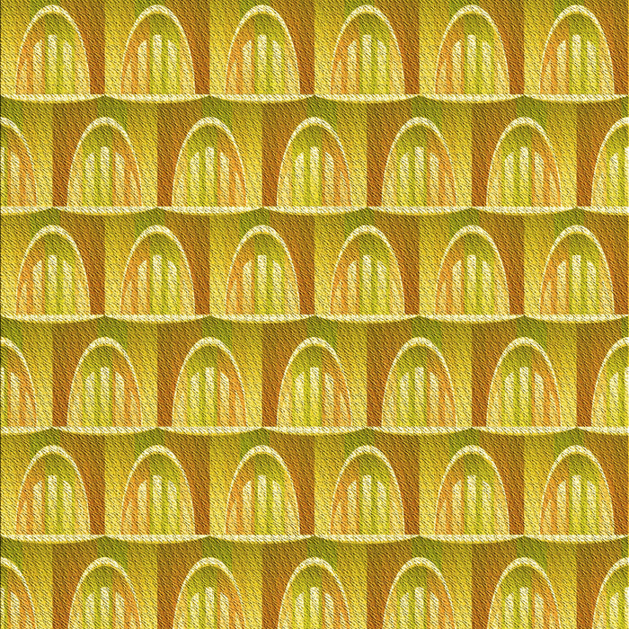 Machine Washable Transitional Bright Gold Yellow Rug, wshpat3241yw