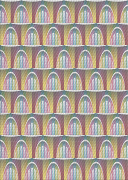 Patterned Mauve Taupe Purple Novelty Rug, pat3241