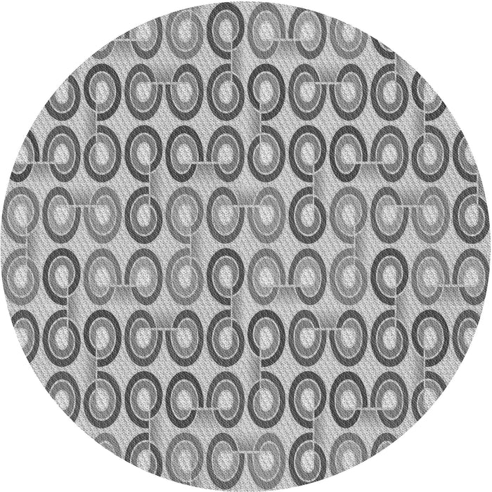 Square Machine Washable Transitional Smokey Gray Rug in a Living Room, wshpat3242gry