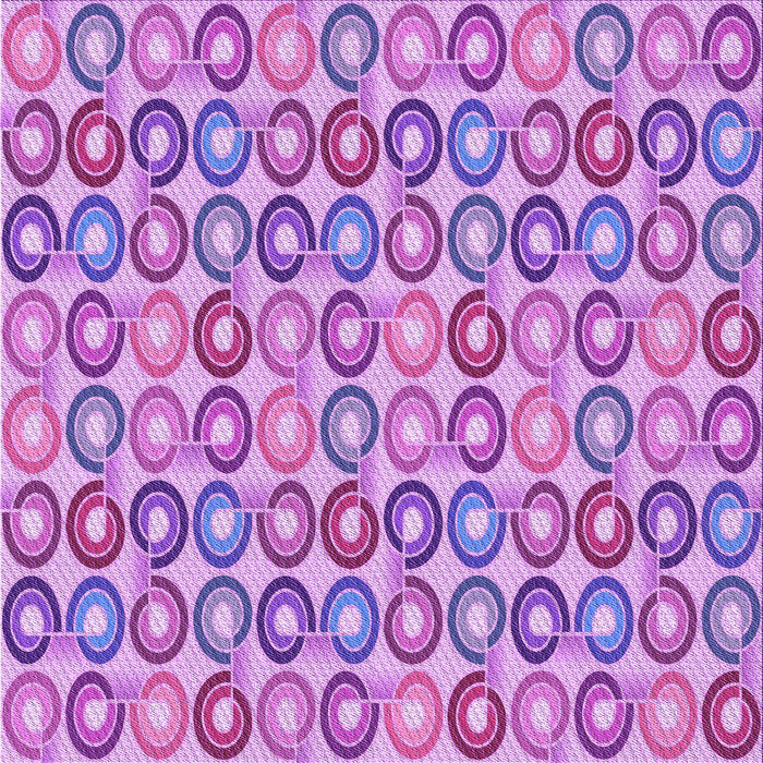 Round Machine Washable Transitional Violet Purple Rug, wshpat3242pur