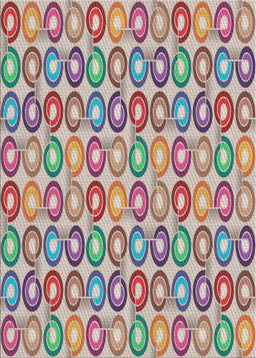 Machine Washable Transitional Pale Silver Gray Rug, wshpat3242