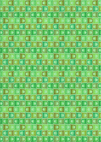 Machine Washable Transitional Green Rug, wshpat3243grn