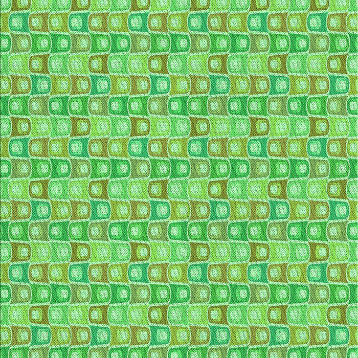 Machine Washable Transitional Green Rug, wshpat3243grn