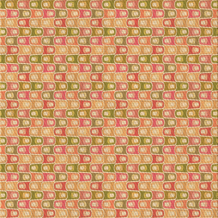 Round Machine Washable Transitional Yellow Orange Rug, wshpat3243org