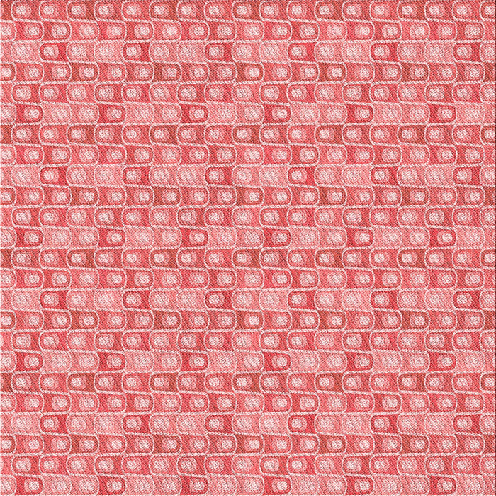 Round Machine Washable Transitional Pastel Pink Rug, wshpat3243rd