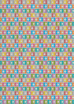 Machine Washable Transitional Dark Almond Brown Rug, wshpat3243