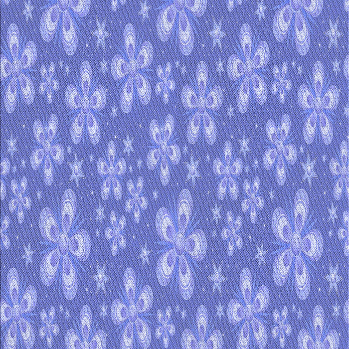 Patterned Denim Blue Rug, pat3244blu