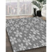 Machine Washable Transitional Cloud Gray Rug in a Family Room, wshpat3244gry