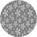 Square Patterned Cloud Gray Rug, pat3244gry