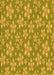 Patterned Golden Brown Yellow Rug, pat3244yw