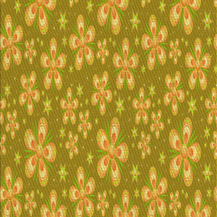 Machine Washable Transitional Golden Brown Yellow Rug, wshpat3244yw