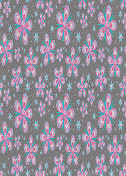 Patterned Purple Novelty Rug, pat3244