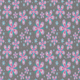 Sideview of Machine Washable Transitional Viola Purple Rug, wshpat3244