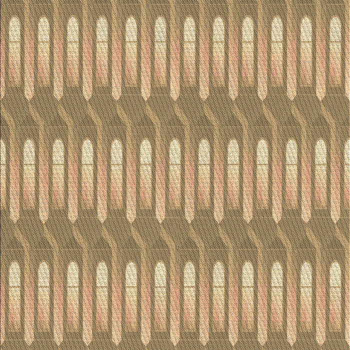 Machine Washable Transitional Yellow Orange Rug, wshpat3245brn