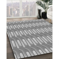 Patterned Platinum Gray Rug, pat3245gry