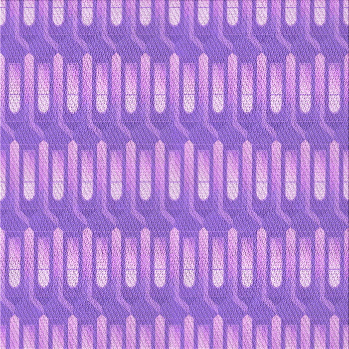 Round Machine Washable Transitional Violet Purple Rug, wshpat3245pur