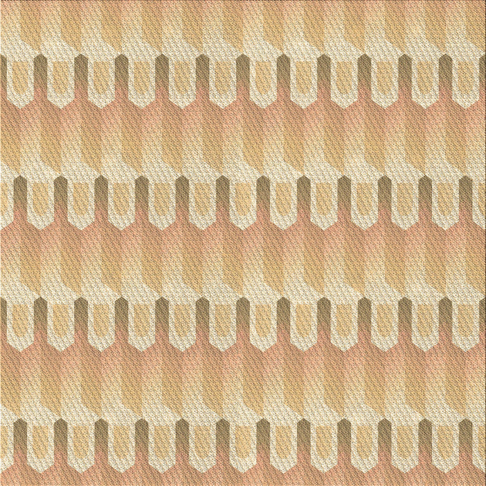 Round Machine Washable Transitional Bronze Brown Rug, wshpat3246brn