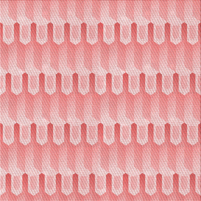 Round Machine Washable Transitional Pink Rug, wshpat3246rd