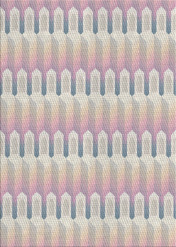 Patterned Pink Novelty Rug, pat3246