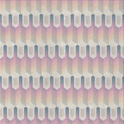 Square Patterned Pink Novelty Rug, pat3246