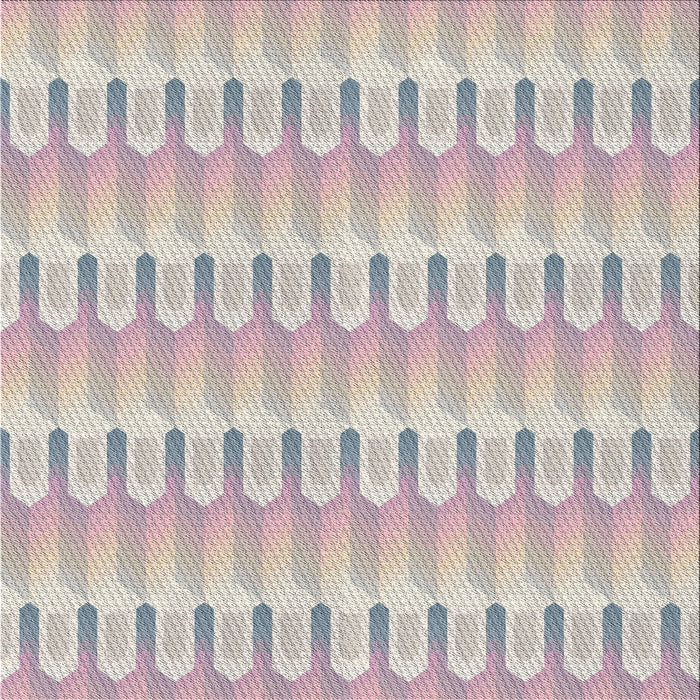 Sideview of Machine Washable Transitional Rosy Pink Rug, wshpat3246