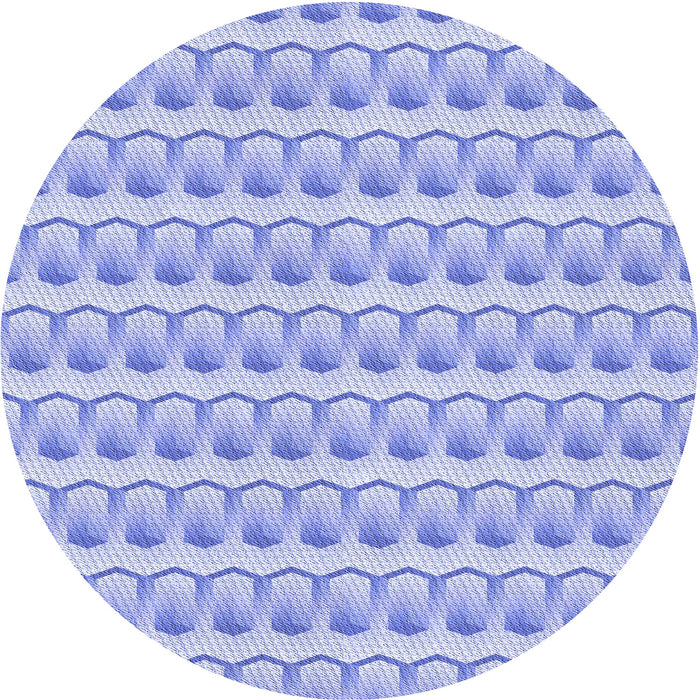 Square Patterned Sky Blue Rug, pat3247blu