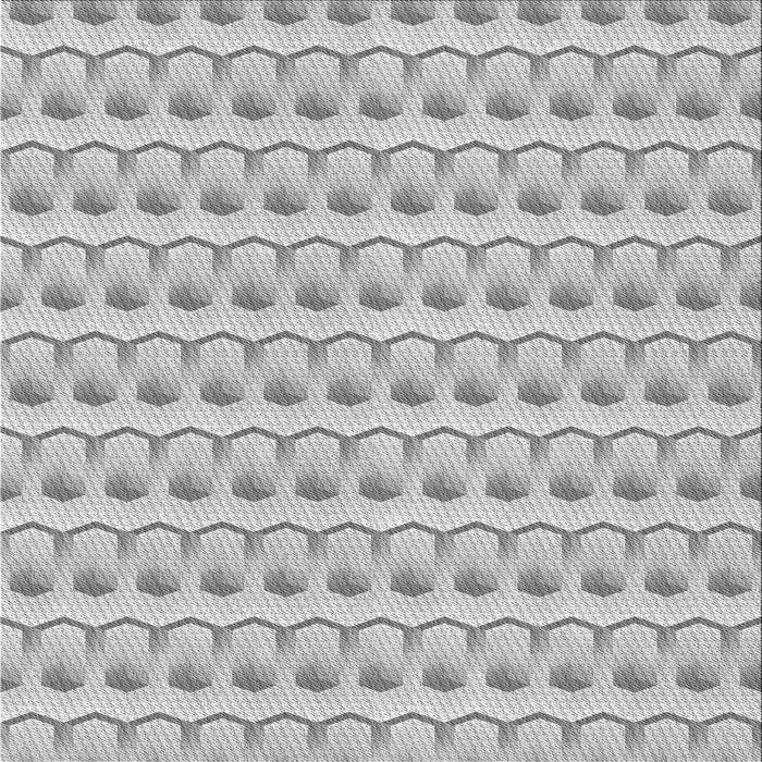 Round Machine Washable Transitional Gunmetal Gray Rug, wshpat3247gry