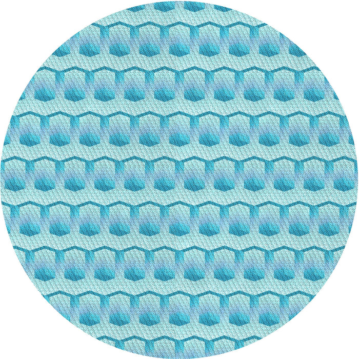 Square Machine Washable Transitional Blue Rug in a Living Room, wshpat3247lblu