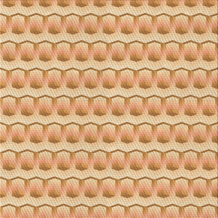 Round Machine Washable Transitional Orange Rug, wshpat3247org