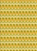 Machine Washable Transitional Bold Yellow Rug, wshpat3247yw