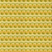 Round Patterned Bold Yellow Rug, pat3247yw