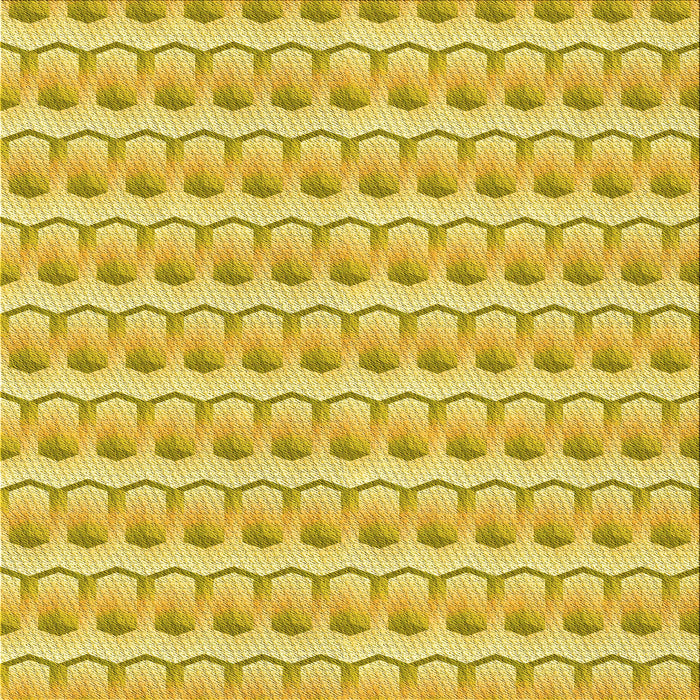 Round Machine Washable Transitional Bold Yellow Rug, wshpat3247yw