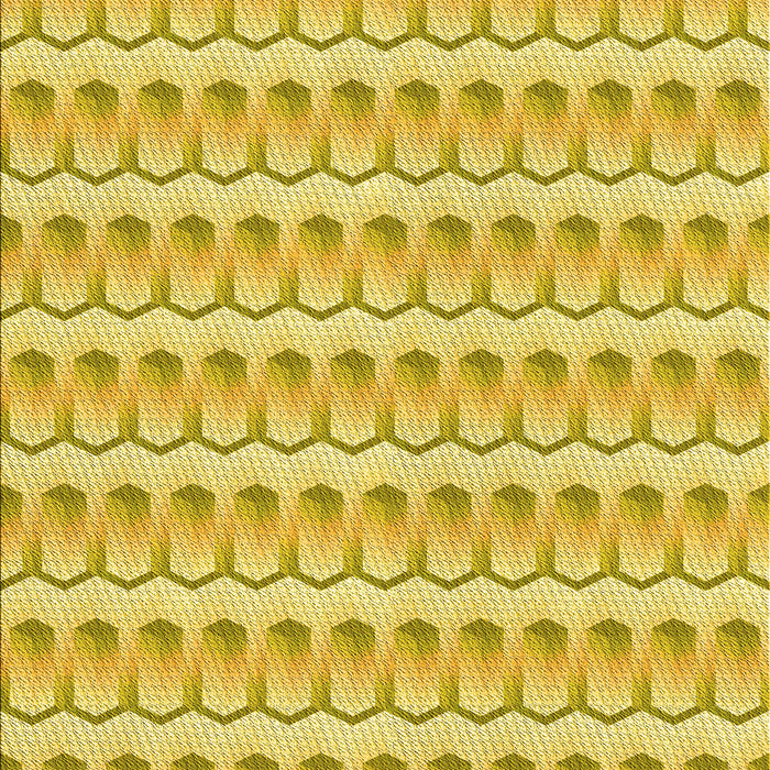 Patterned Bold Yellow Rug, pat3247yw